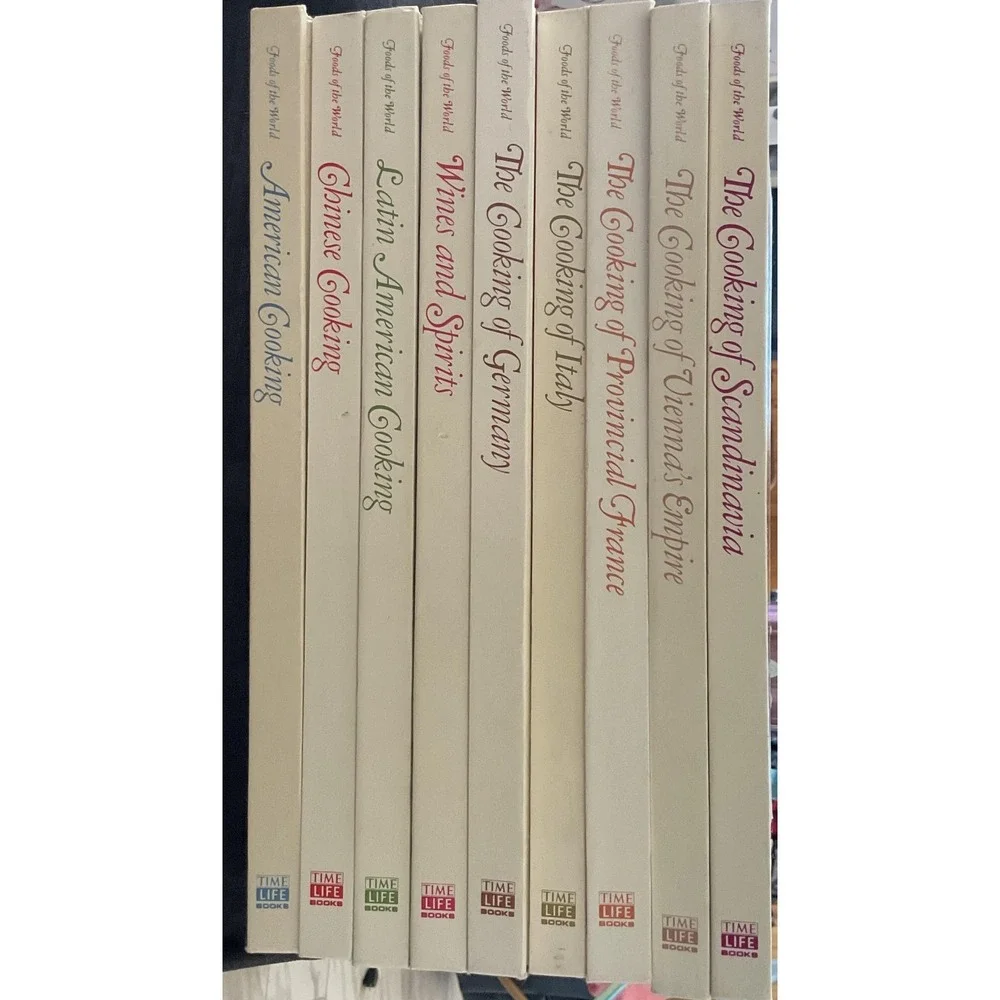 Vintage 1968 Time Life Foods Of The World 9 Book Set International Cookbooks